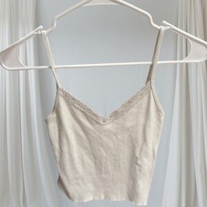 Brandy Melville Lace Trim Cami Top